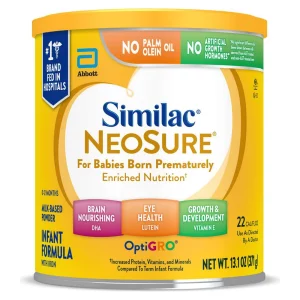 Similac NeoSure Premature Post-Discharge Powder Baby Formula, 13.1-oz Can